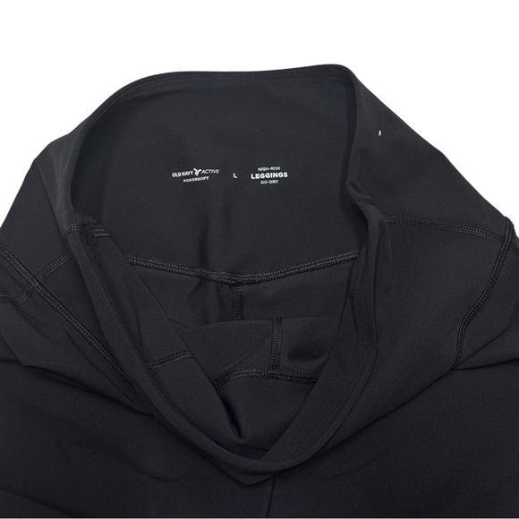 {Old Navy} "Powersoft High-Rise 7/8 Ruched Cutout Go-Dry Leggings" Stretch Pants - Picture 5 of 6